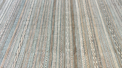 Transitional Stripes 9'1"x11'4" - Wooden Looms Rug Gallery