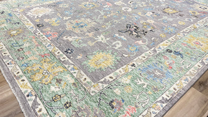 Floral Oushak 8'9"x11'9" - Wooden Looms Rug Gallery