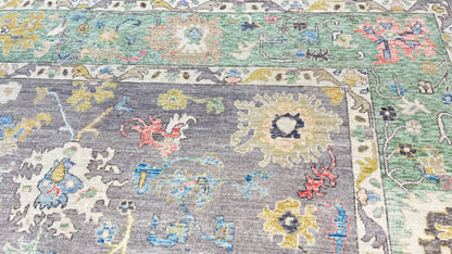 Floral Oushak 8'9"x11'9" - Wooden Looms Rug Gallery