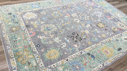 Floral Oushak 8'9"x11'9" - Wooden Looms Rug Gallery