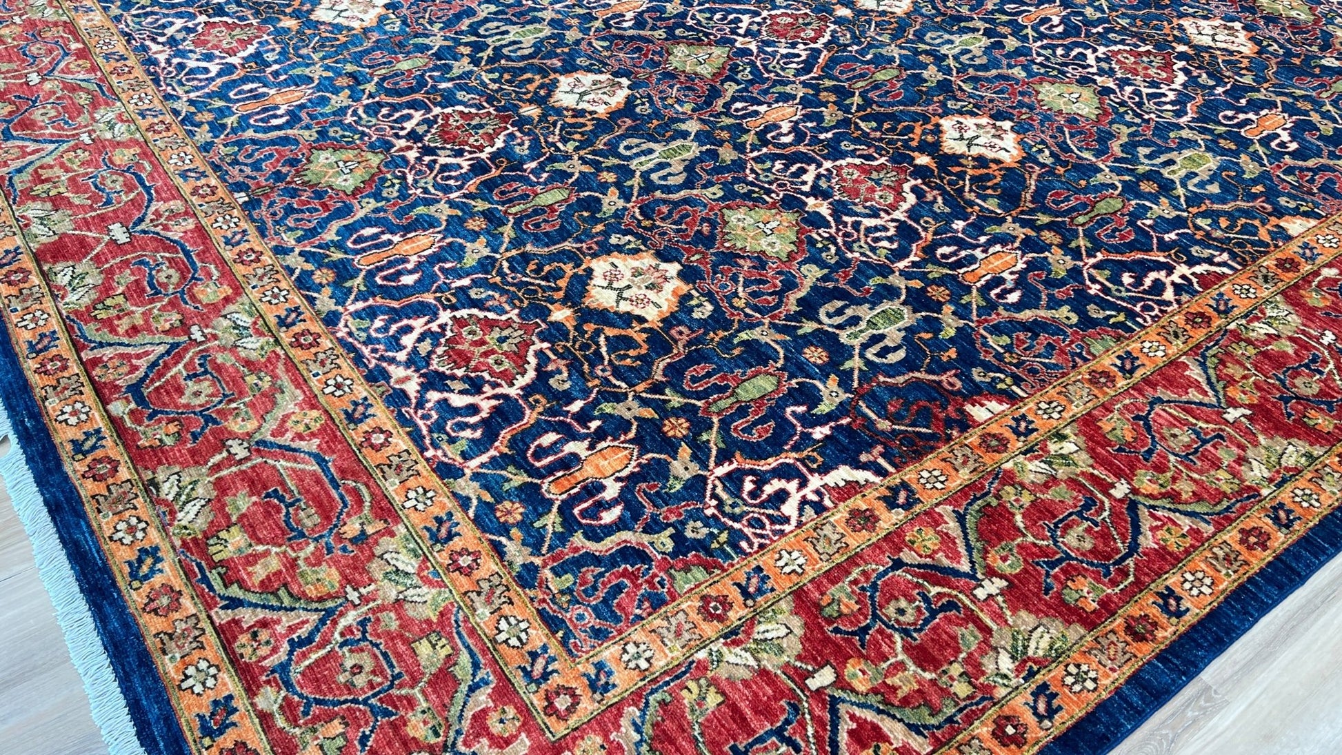 Traditional Oushak 9'2"x12'1" - Wooden Looms Rug Gallery