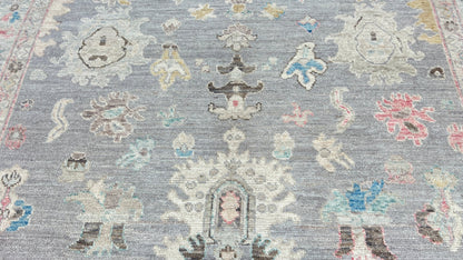 Floral Oushak 7'11"x9'11" Area Rug