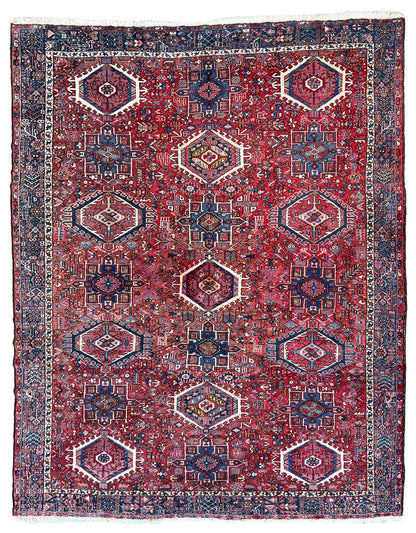 Antique Karajeh 9'x12'5" Area Rug