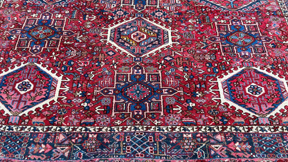 Antique Karajeh 9'x12'5" Area Rug