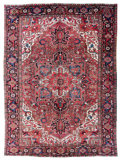 Vintage Heriz 9'2"x12'5" Area Rug