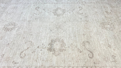 Muted Oushak 9'1"x12'4" - Wooden Looms Rug Gallery