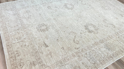 Muted Oushak 9'1"x12'4" - Wooden Looms Rug Gallery