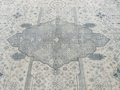 Vintage Look Tabriz 9'x12'2" Area Rug