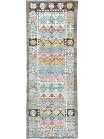 Moroccan Style Runner 4'6"x12' Area Rug