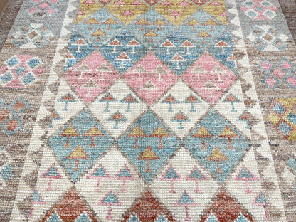 Moroccan Style Runner 4'6"x12' Area Rug