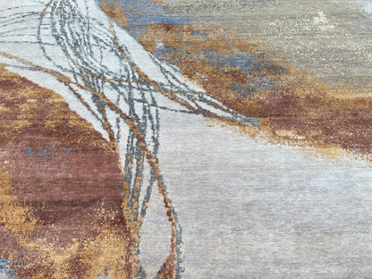 Abstract Modern 10'x14'2" Area Rug
