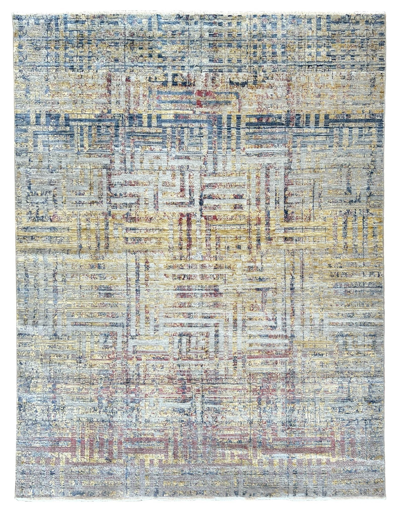Abstract Modern 8'x10' Area Rug | Wooden Looms Rug Gallery