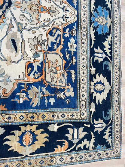 Vintage Heriz 9'6"x11'2" Area Rug