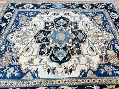 Vintage Heriz 9'6"x11'2" Area Rug