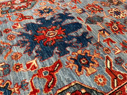 Transitional Heriz Runner 2'7"x9'10" Area Rug