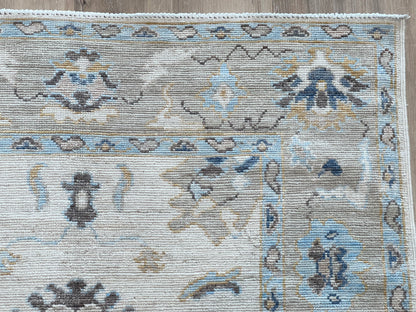 Floral Oushak 3'9"x5'10" Area Rug