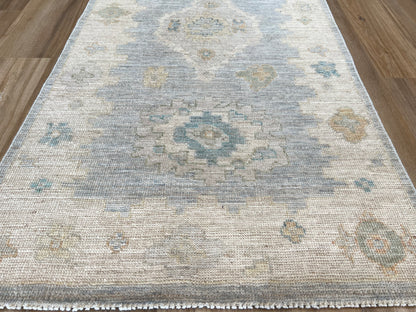 Floral Oushak Runner 2'9"x11'8" Area Rug