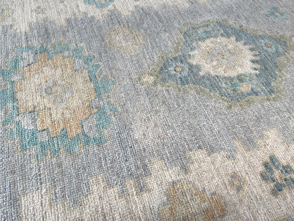 Floral Oushak Runner 2'9"x11'8" Area Rug