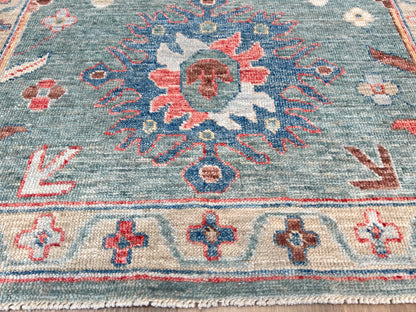 Floral Oushak 3'1"x5'1" Area Rug