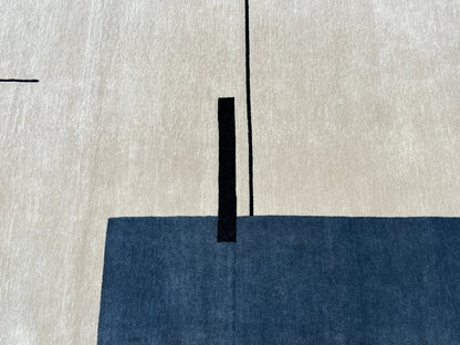 Geometric Modern 4'2" x 6' Area Rug