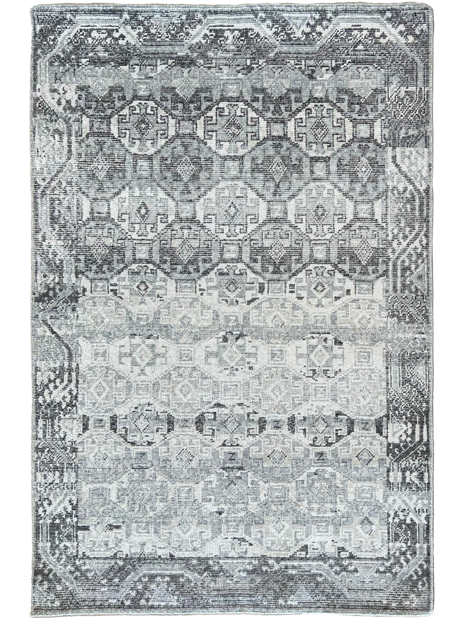 Vintage Look Bokhara 4'3"x5'11" Area Rug