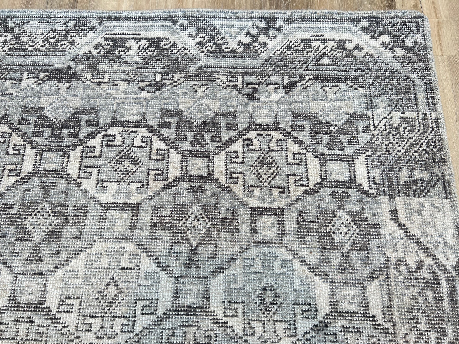 Vintage Look Bokhara 4'3"x5'11" Area Rug