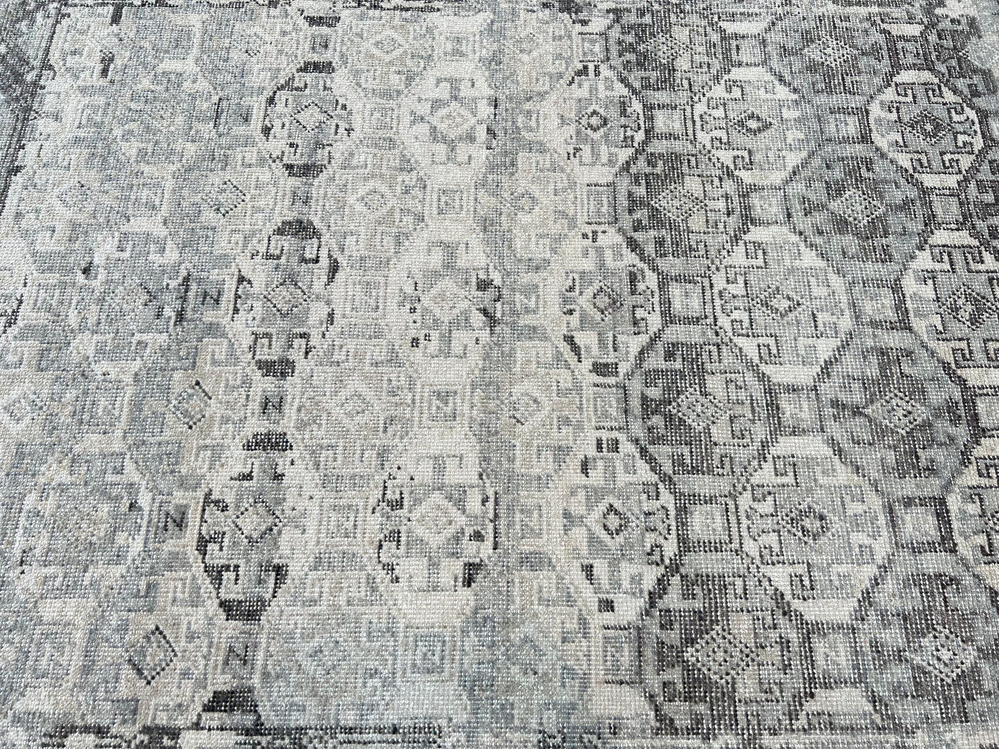 Vintage Look Bokhara 4'3"x5'11" Area Rug