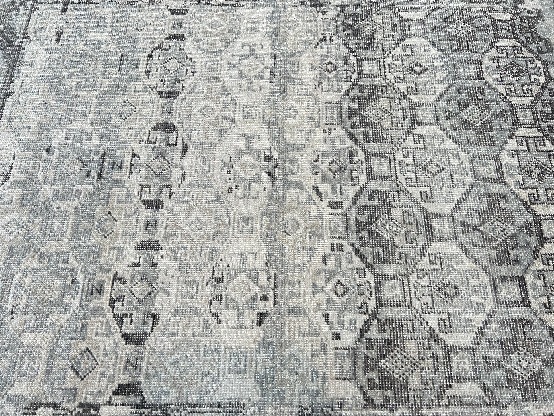 Vintage Look Bokhara 4'3"x5'11" Area Rug