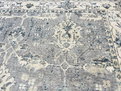 Floral Oushak 6'3"x9' Area Rug
