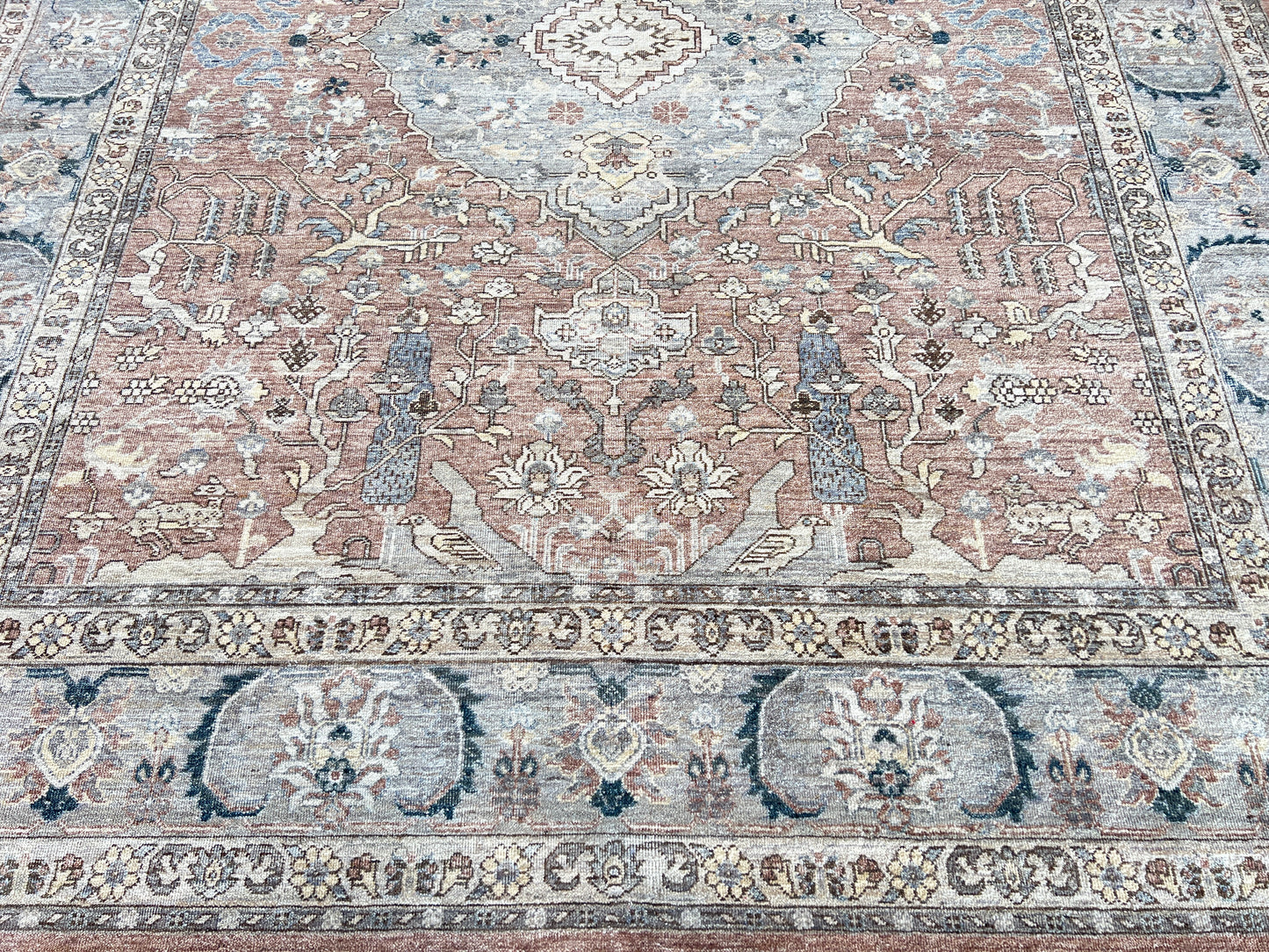 Vintage Look Tabriz 8'1"x10'1" Area Rug