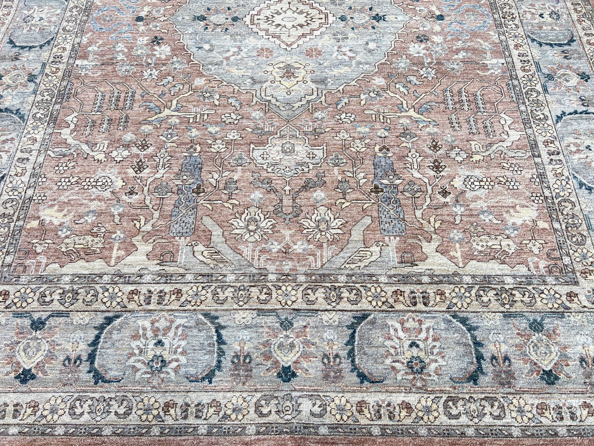 Vintage Look Tabriz 8'1"x10'1" Area Rug