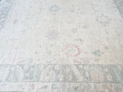 Floral Oushak 11'11"x15' Area Rug