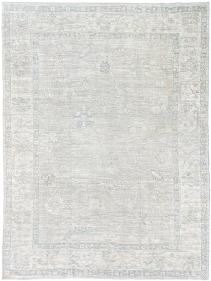 Floral Oushak 9'1"x12' Area Rug