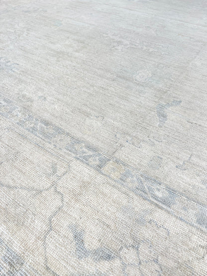 Floral Oushak 9'1"x12' Area Rug