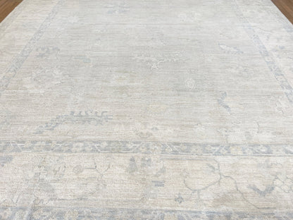 Floral Oushak 9'1"x12' Area Rug