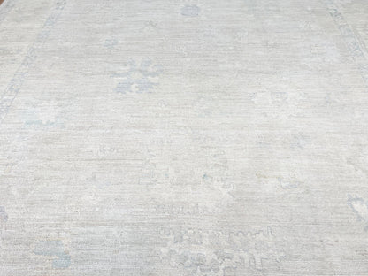 Floral Oushak 9'1"x12' Area Rug