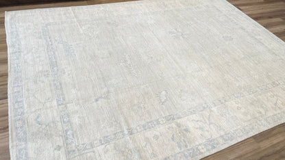 Floral Oushak 9'1"x12' Area Rug