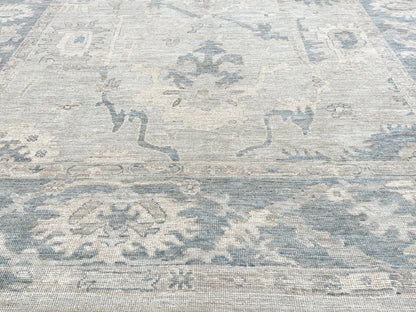 Floral Oushak 9'1"x12' Area Rug