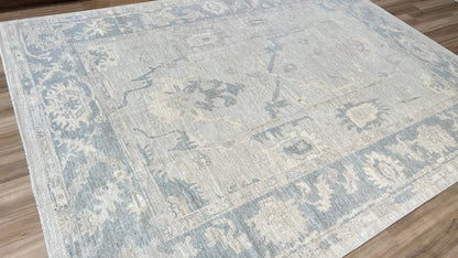 Floral Oushak 9'1"x12' Area Rug
