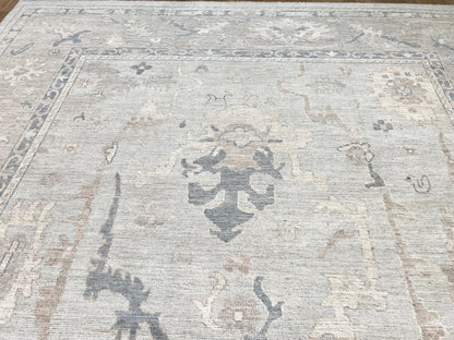 Floral Oushak 10'1"x14'1" Area Rug