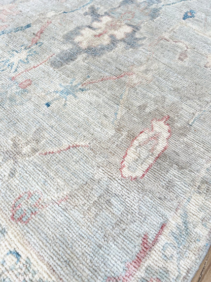 Floral Oushak 3'2"x5'5" Area Rug