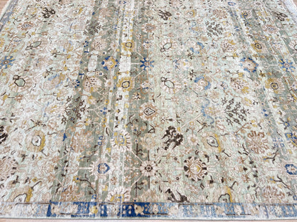 Vintage Look Tabriz 7'11"x9'10" Area Rug