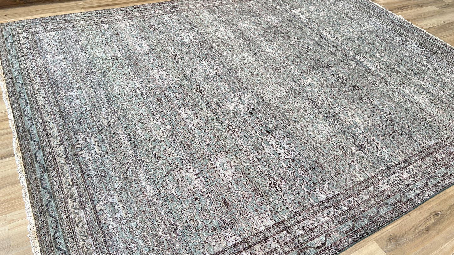 Vintage Look Khotan 9'1"x12'1" Area Rug