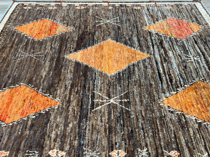 Moroccan Style 9'3"x11'1" Area Rug