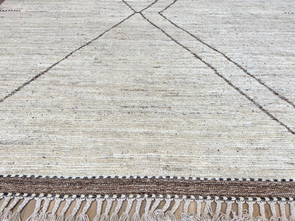Moroccan Style 8'8"x9'9" Area Rug