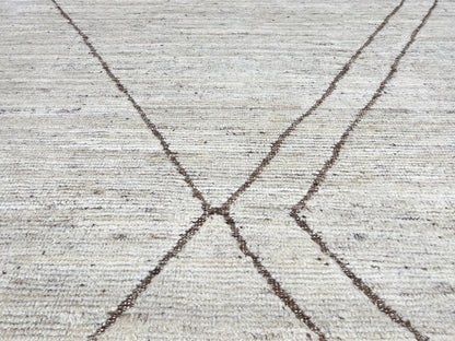 Moroccan Style 8'8"x9'9" Area Rug