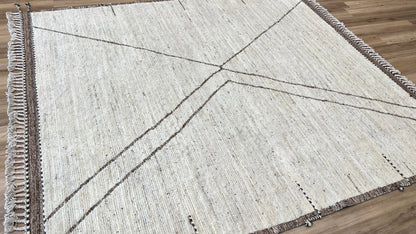 Moroccan Style 8'8"x9'9" Area Rug
