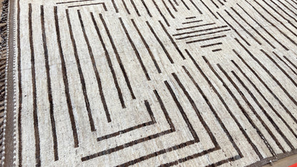 Moroccan Style 9'11"x13'6" Area Rug