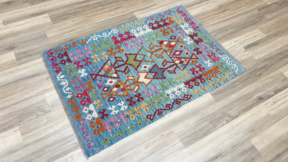 Flatweave Kilim 3'6"x5'0" Area Rug