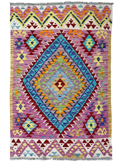 Flatweave Kilim 3'5"x5'3" Area Rug
